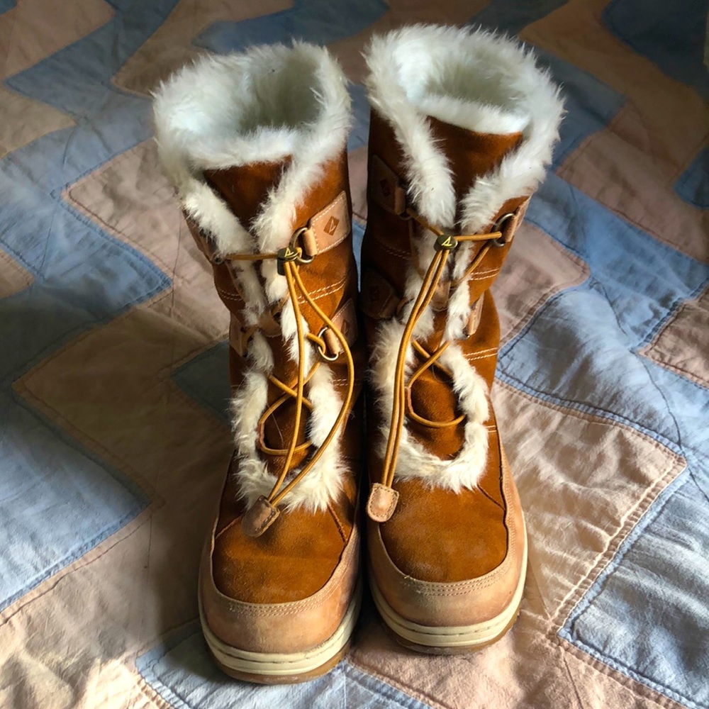 Sperry Snow boots.
